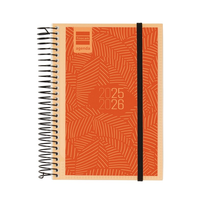 Agenda escolar 2025-2026 Finocam Espir E8 día página personalizable