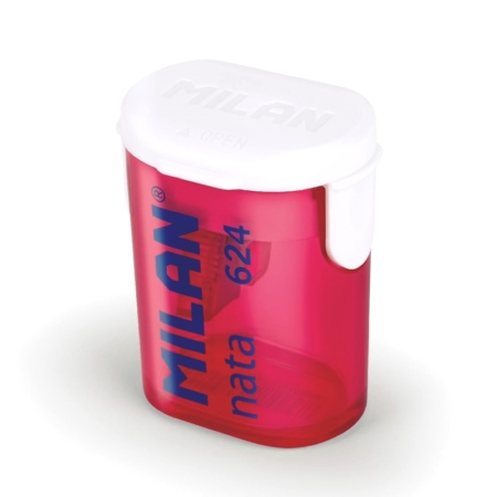 Afilalápices con depósito Milan nata® 624