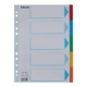 Juego de separadores de cartón A4 con 5 posiciones Esselte
