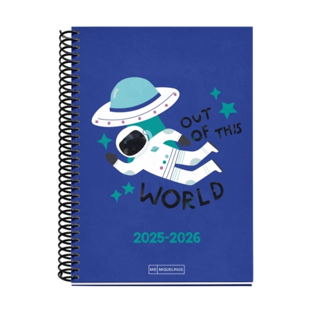 Agenda escolar 2025-2026 Miquelrius Plus semana vista Space