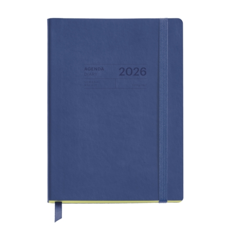 Agenda escolar 2025-2026 Miquelrius 14x19 16 meses semana vista B2B marino