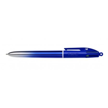 Bolígrafo Bic 4 colores Smooth gradient azul