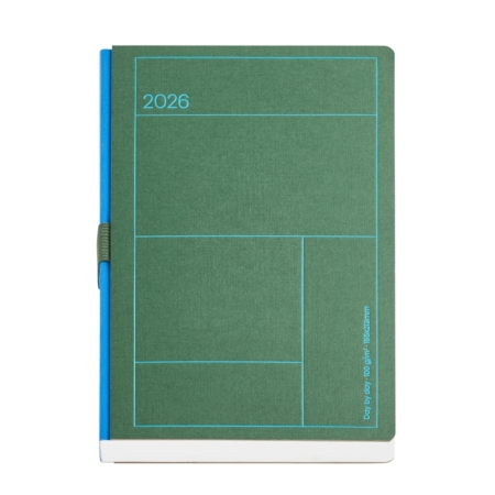 Agenda 2026 Miquelrius Plus día página Líneas verde Basics