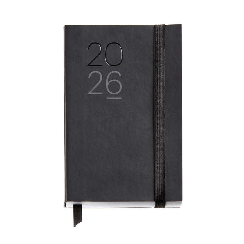 Agenda 2026 Miquelrius Passport semana vista Luxor flexible negro