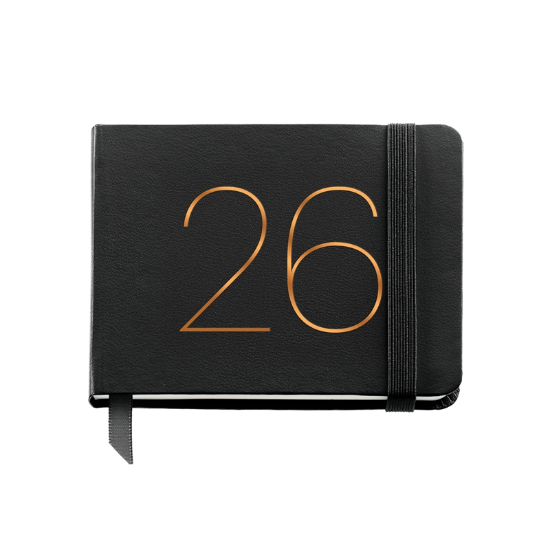 Agenda 2026 Miquelrius Pocket semana vista Chester rígida negro