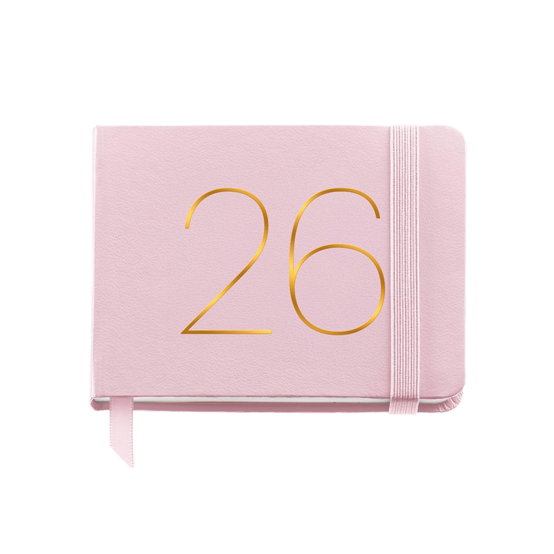Agenda 2026 Miquelrius Pocket semana vista Chester rígida rosa