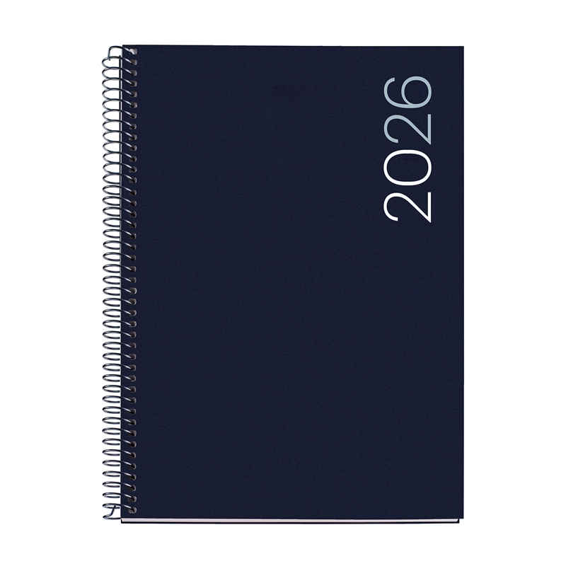 Agenda 2026 Miquelrius espiral Plus semana vista vertical PP city marino