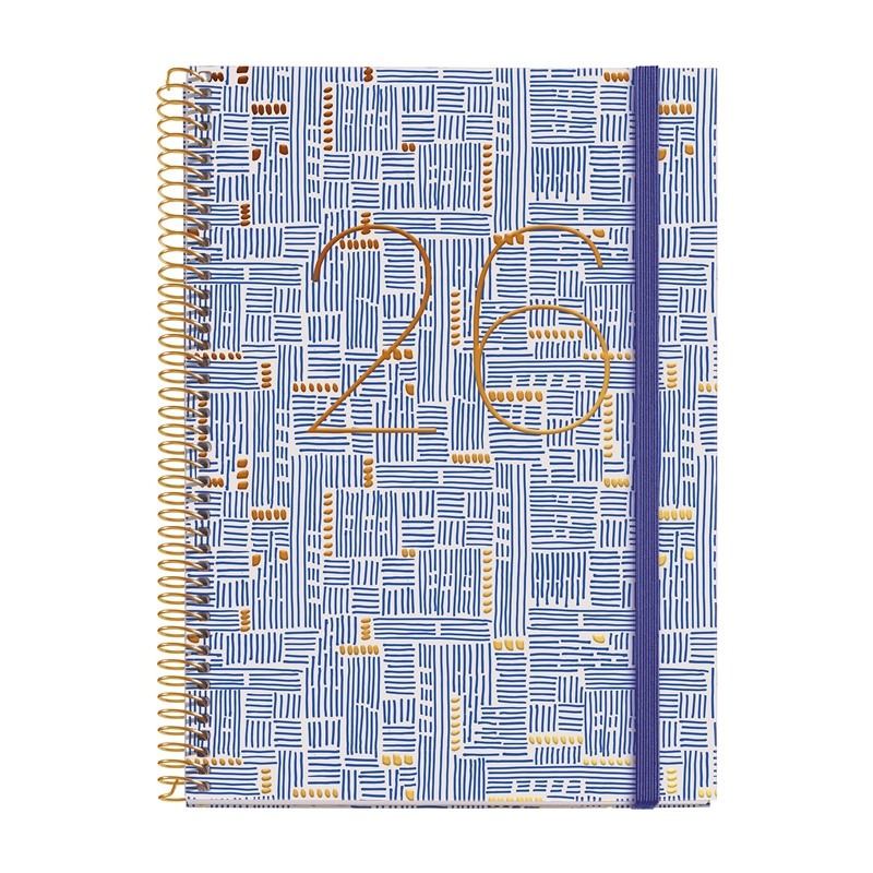 Agenda 2026 Miquelrius espiral Plus día página trazos