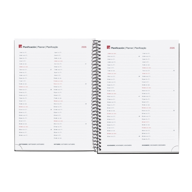 Agenda 2026 Miquelrius espiral Plus día página recycled natural 3 Agenda 2026 Miquelrius espiral Plus día página recycled natural