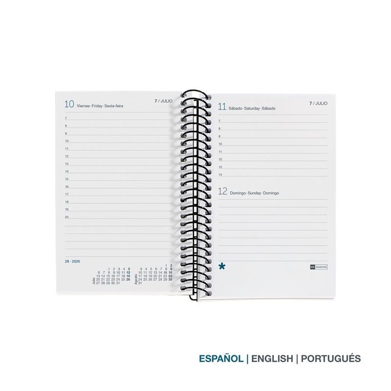 Agenda 2026 Miquelrius espiral Caddy día página baden 2 Agenda 2026 Miquelrius espiral Caddy día página baden