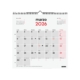 Calendario 2026 Finocam pared con espacio para escribir 30 x 30 cm
