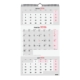Calendario 2026 Finocam pared con espacio para escribir 3 meses vista