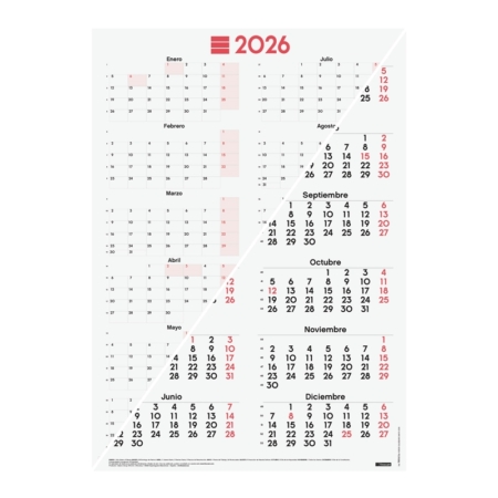 Póster calendario 2026 Finocam mixto