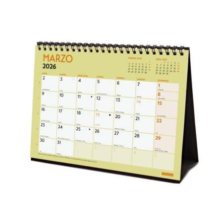 Calendario 2026 Finocam sobremesa Grafik con espacio para escribir S