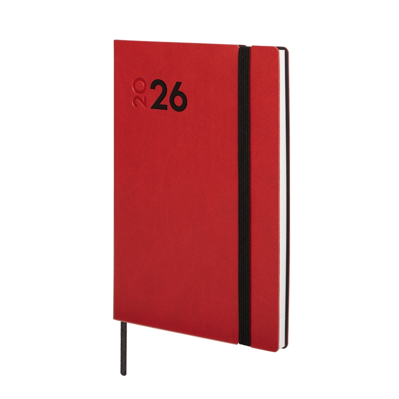 Agenda 2026 Finocam Mara Y4 semana vista vertical rojo