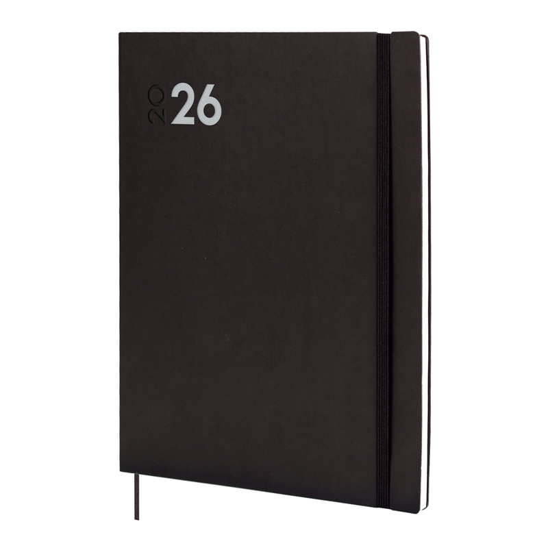Agenda 2026 Finocam Mara Y12 semana vista vertical negro