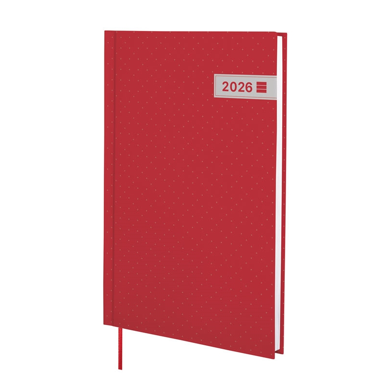 Agenda 2026 Finocam Porto Y10 semana vista vertical rojo