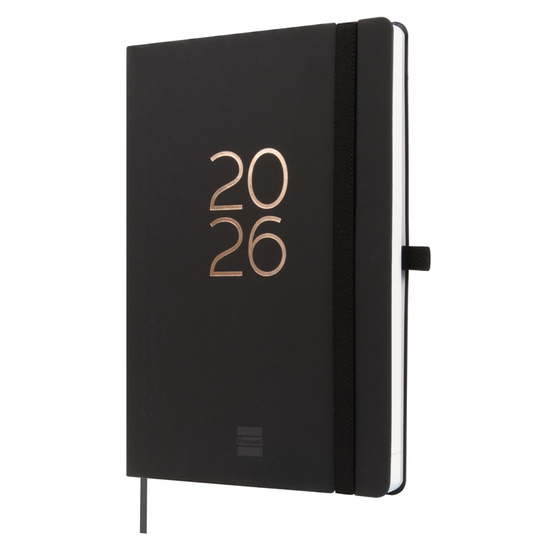 Agenda 2026 Finocam Capri FA5 semana vista vertical negro