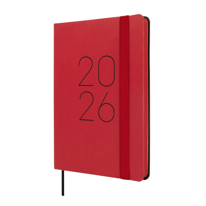 Agenda 2026 Finocam Lisa F4 semana vista rojo