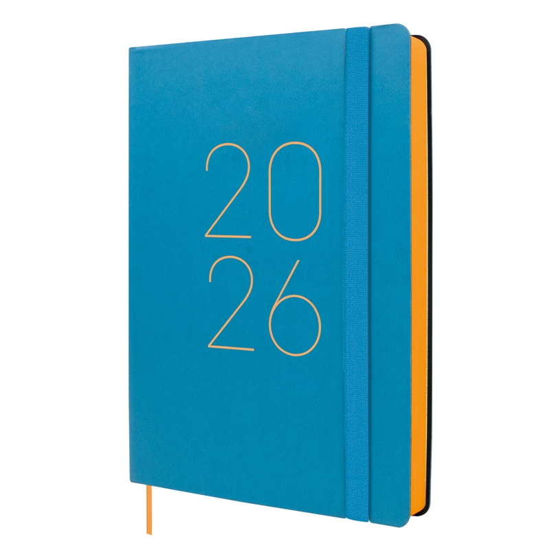 Agenda 2026 Finocam Lisa FA5 día página azul