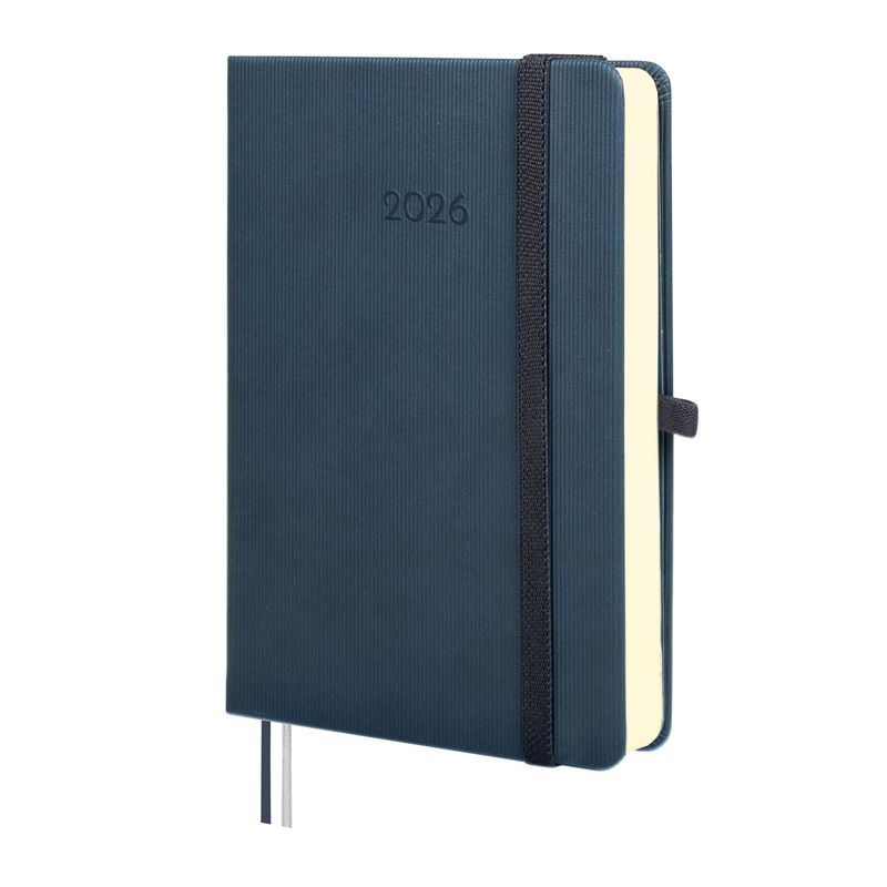 Agenda 2026 Finocam Textura M4 día página azul