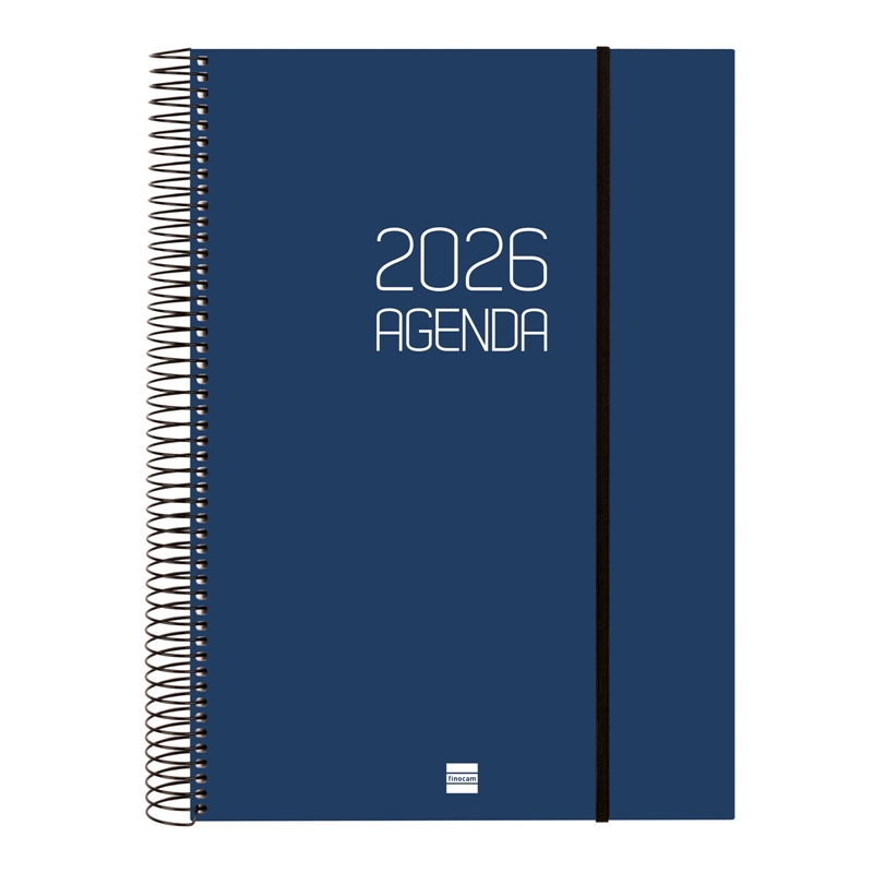 Agenda 2026 Finocam Opaque E40 día página azul