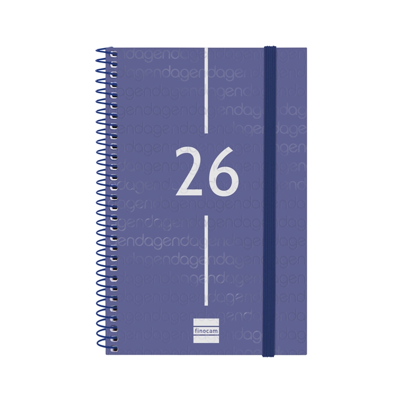 Agenda 2026 Finocam Year E5 semana vista azul