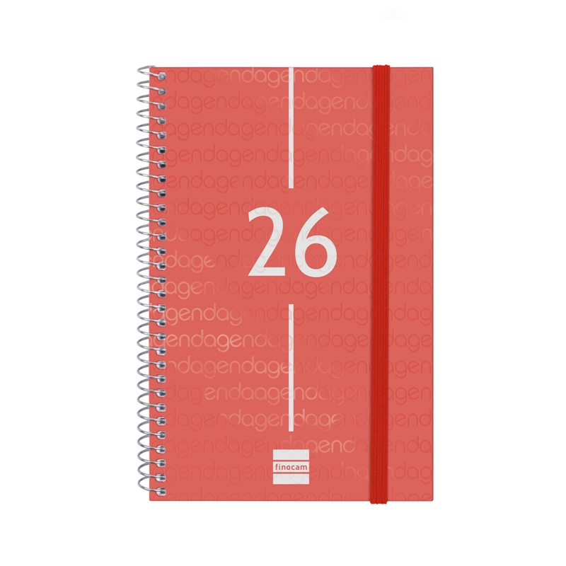 Agenda 2026 Finocam Year E5 semana vista rojo