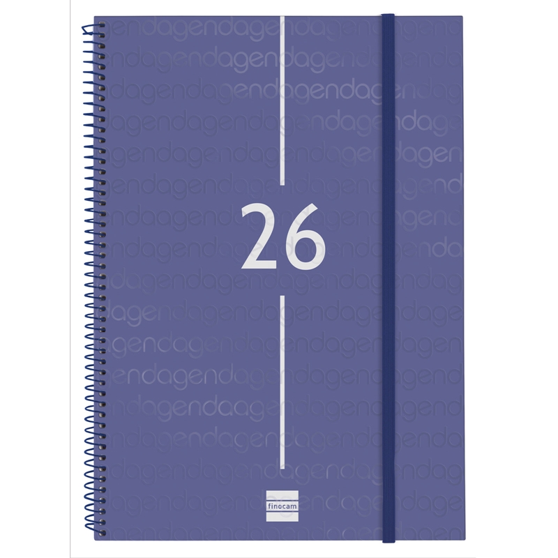 Agenda 2026 Finocam Year E40 semana vista azul