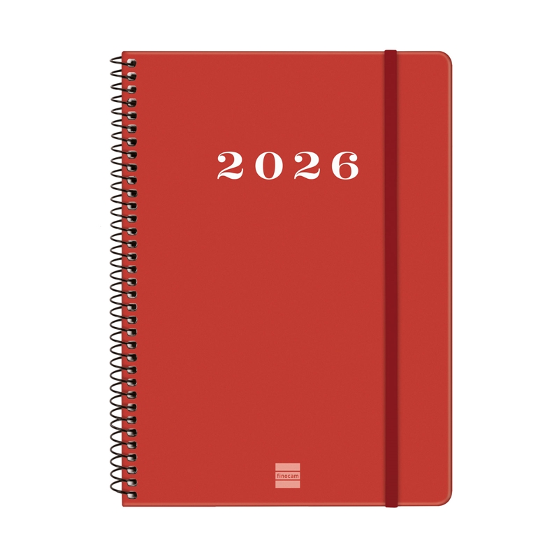 Agenda 2026 Finocam My E10 semana vista rojo