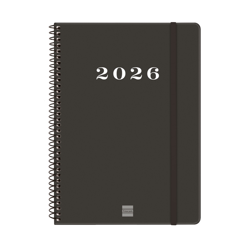 Agenda 2026 Finocam My E10 semana vista negro