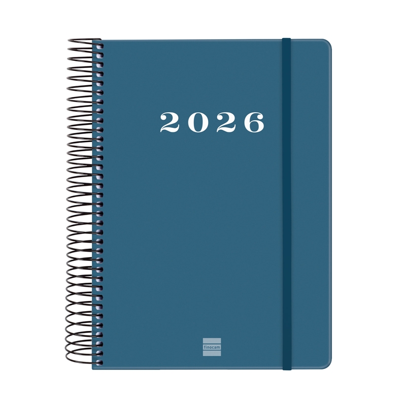 Agenda 2026 Finocam My E10 día página azul