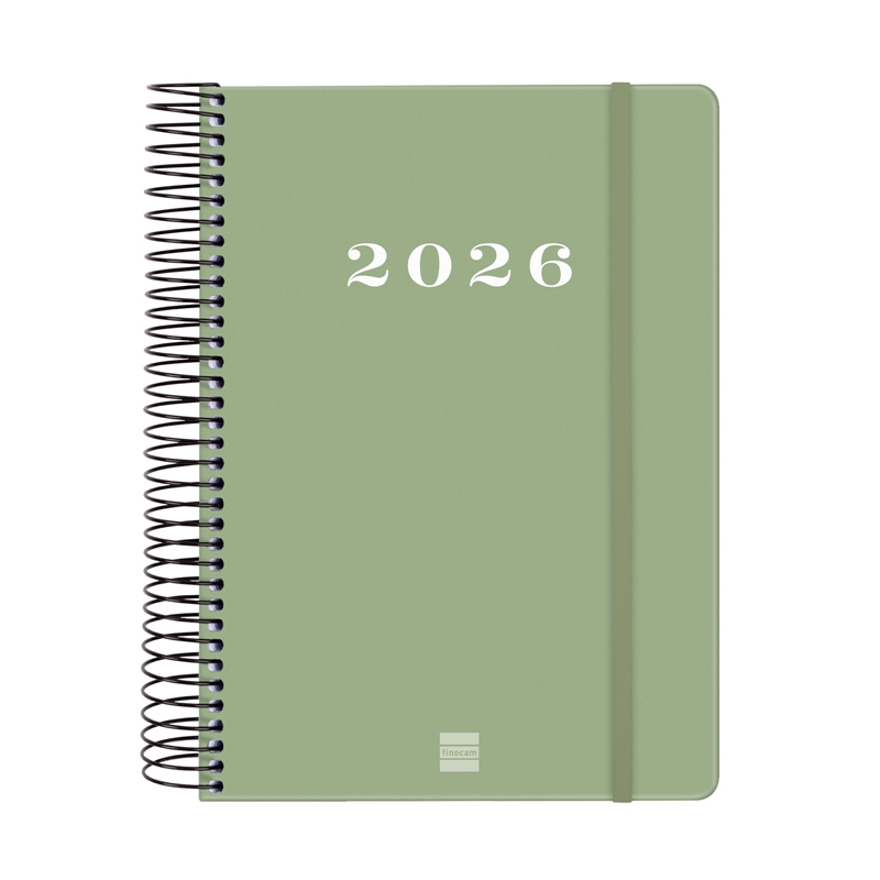 Agenda 2026 Finocam My E10 día página verde