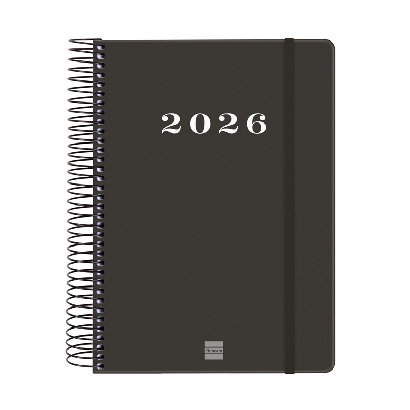 Agenda 2026 Finocam My E10 día página negro