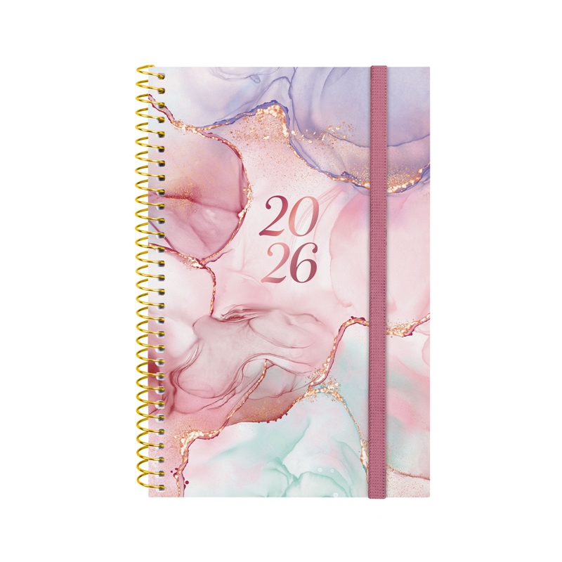Agenda 2026 Finocam Design Collection E5 semana vista goldy