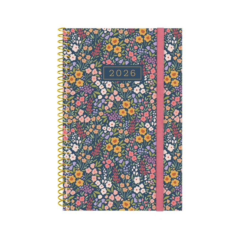 Agenda 2026 Finocam Design Collection E5 semana vista flora