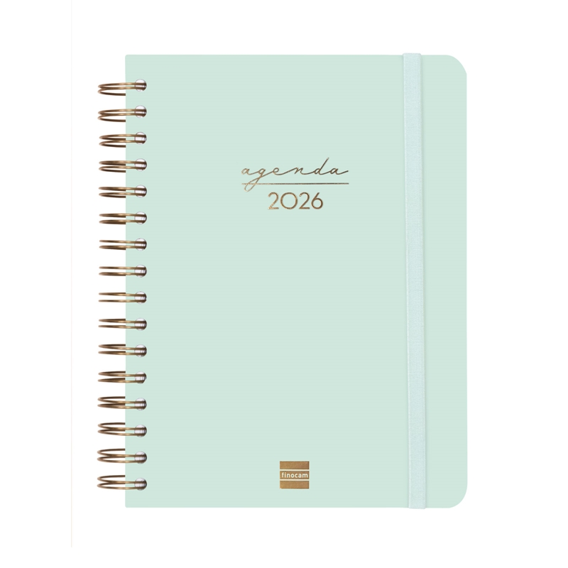 Agenda 2026 Finocam Alma E10 día página menta