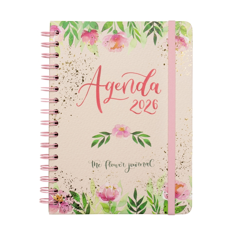 Agenda 2026 Finocam The Flower Journal E10 semana vista rosa