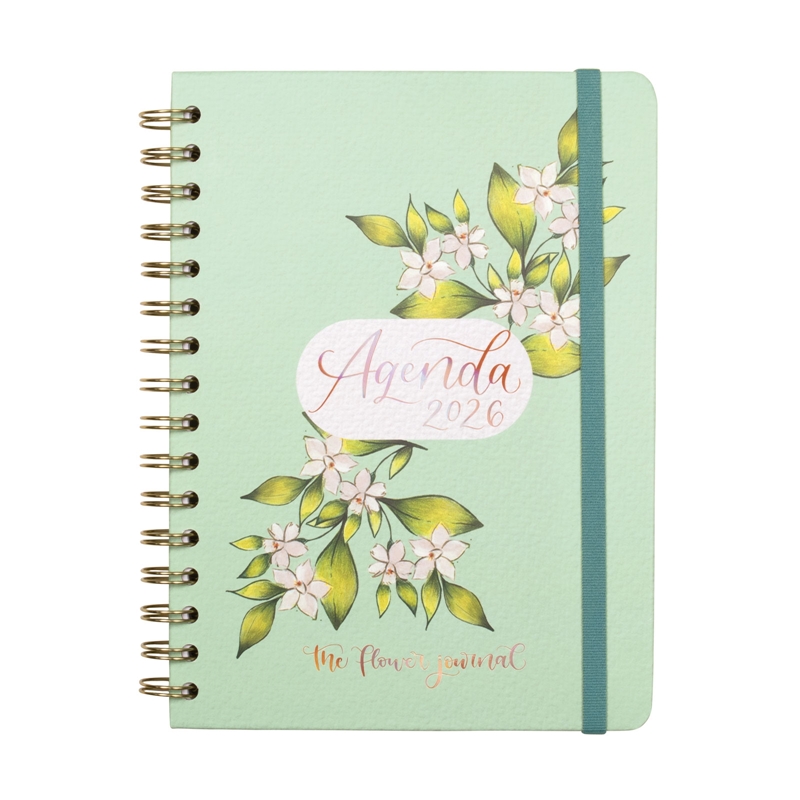 Agenda 2026 Finocam The Flower Journal E10 semana vista verde
