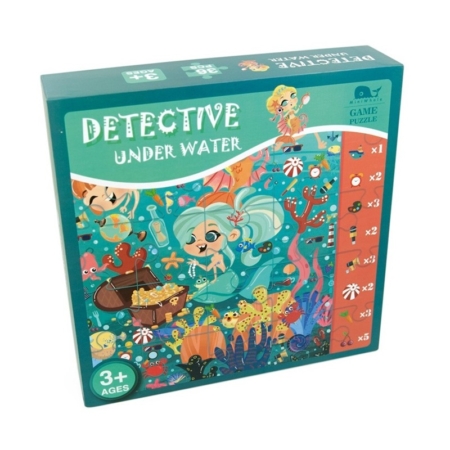 Puzzle detective Bajo el agua 36 piezas