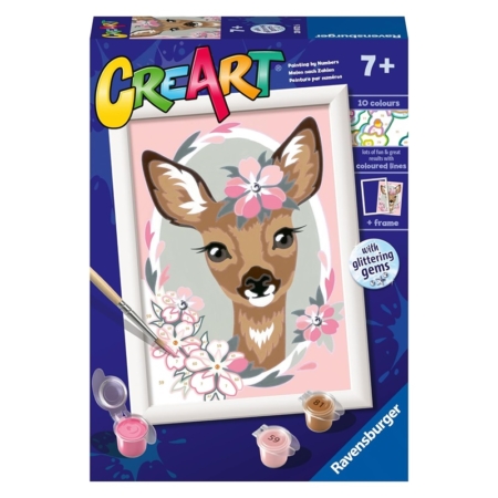 Pintar por números Cervatillo