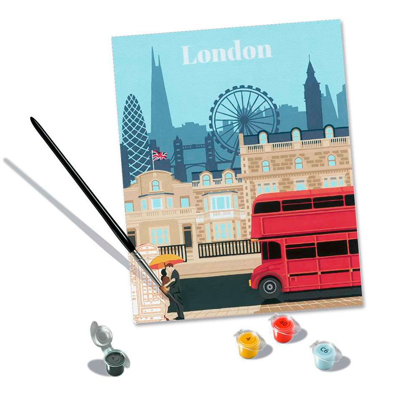 Pintar por números Londres 2 Pintar por números Londres