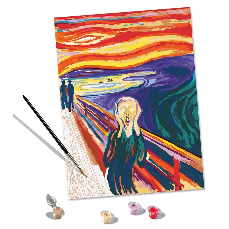 Pintar por números Munch – El Grito 2 Pintar por números Munch – El Grito