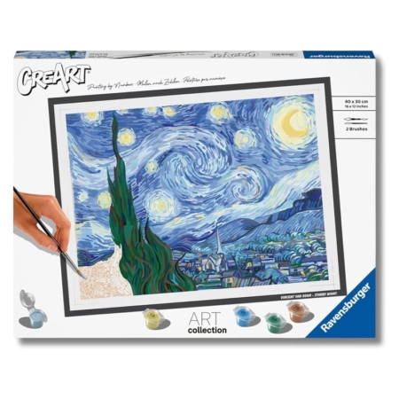 Pintar por números Van Gogh – La noche estrellada