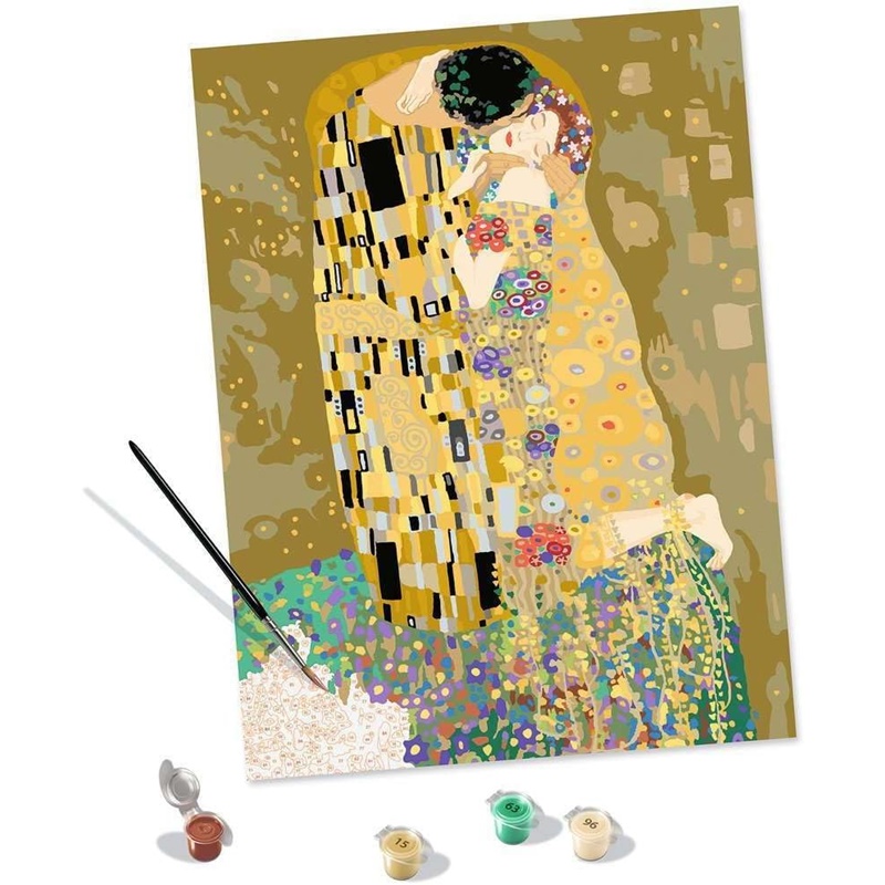Pintar por números Klimt – El beso 2 Pintar por números Klimt – El beso