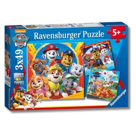 Puzzles Paw Patrol 3 x 49 piezas