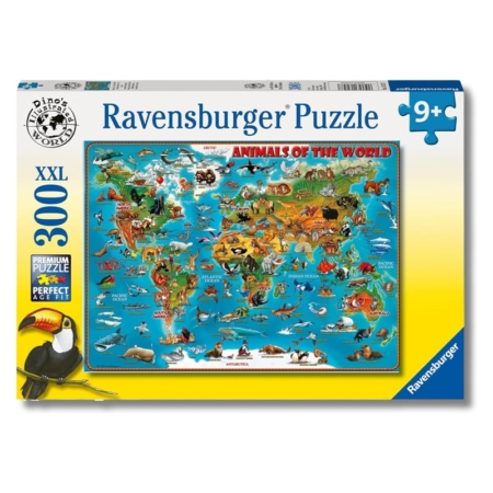 Puzzle Animales del mundo 300 piezas XXL