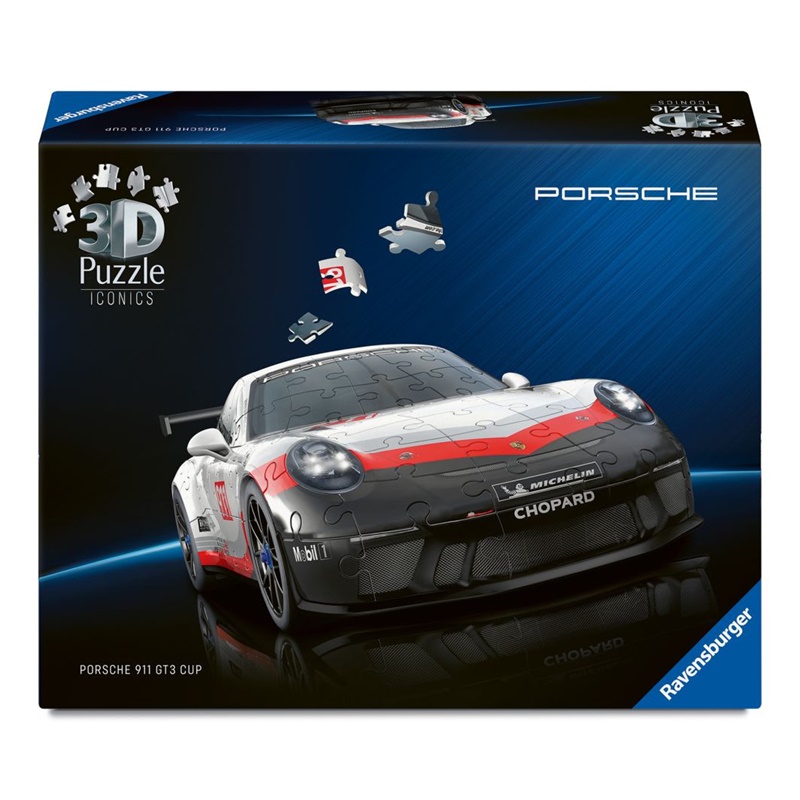 Puzzle 3D Porsche 911 GT3 Cup 154 piezas