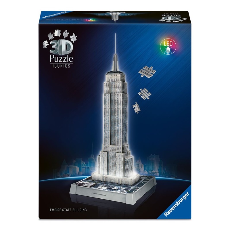 Puzzle 3D Empire State con luz 241 piezas