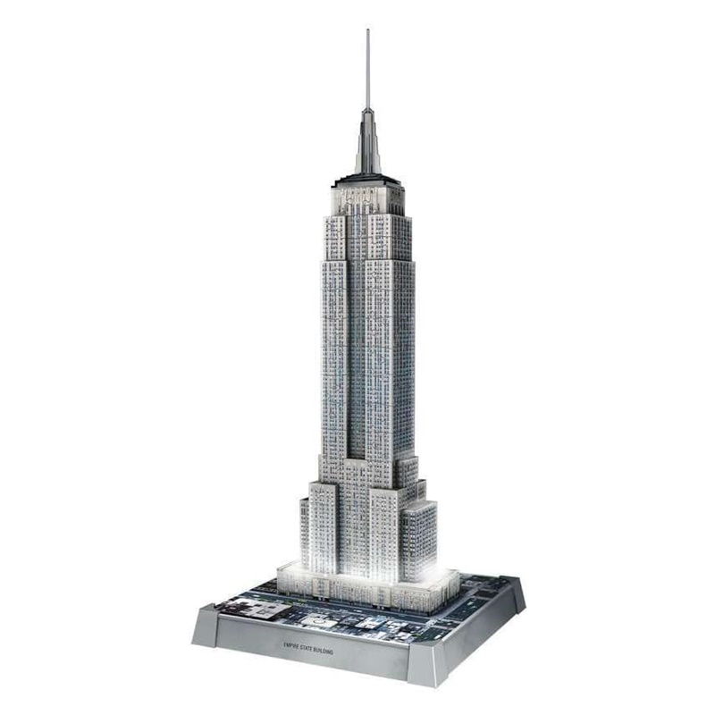Puzzle 3D Empire State con luz 241 piezas 2 Puzzle 3D Empire State con luz 241 piezas